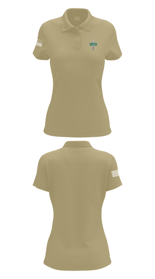 Womens Short Sleeve Performance Polo, 40 commando RM, Marines, Teamtime, Team time, sublimation, custom sports apparel, team uniforms, spirit wear, spiritwear, sports uniforms, custom shirts, team store, custom team store, fundraiser sports, apparel fundraiser