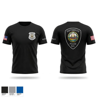 Short Sleeve Performance Shirt, Portsmouth Police, Police, Teamtime, Team time, sublimation, custom sports apparel, team uniforms, spirit wear, spiritwear, sports uniforms, custom shirts, team store, custom team store, fundraiser sports, apparel fundraiser