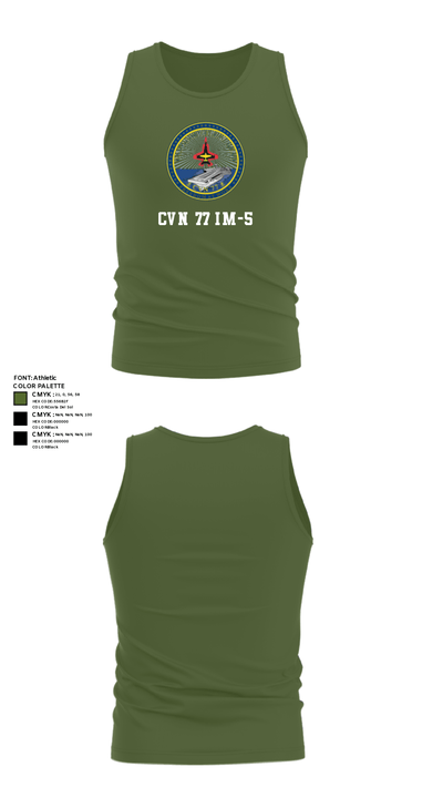 Cvn 77 IM-5 93310864 Tank Top - 56