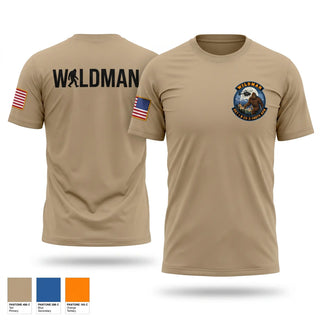 Old School Cotton Feel Shirt, Wildman, National Guard, Teamtime, Team time, sublimation, custom sports apparel, team uniforms, spirit wear, spiritwear, sports uniforms, custom shirts, team store, custom team store, fundraiser sports, apparel fundraiser