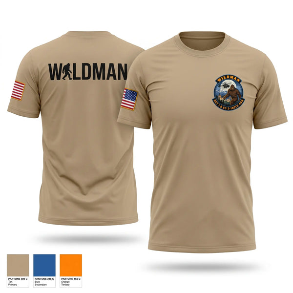 Old School Cotton Feel Shirt, Wildman, National Guard, Teamtime, Team time, sublimation, custom sports apparel, team uniforms, spirit wear, spiritwear, sports uniforms, custom shirts, team store, custom team store, fundraiser sports, apparel fundraiser