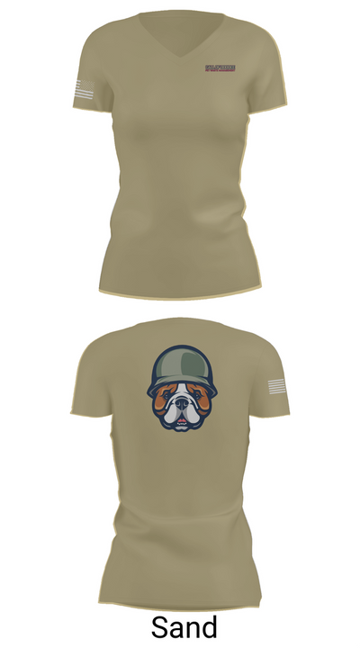 Indy Radio Platoon 10234991 Women's Short Sleeve V-neck Shirt - 88