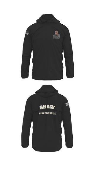 Windbreaker, Shaw Fire/Rescue, Fire Department, Teamtime, Team time, sublimation, custom sports apparel, team uniforms, spirit wear, spiritwear, sports uniforms, custom shirts, team store, custom team store, fundraiser sports, apparel fundraiser
