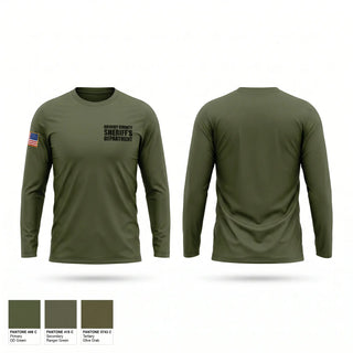 Long Sleeve Performance Shirt, Grundy County Sheriff's Department, Police, Teamtime, Team time, sublimation, custom sports apparel, team uniforms, spirit wear, spiritwear, sports uniforms, custom shirts, team store, custom team store, fundraiser sports, apparel fundraiser