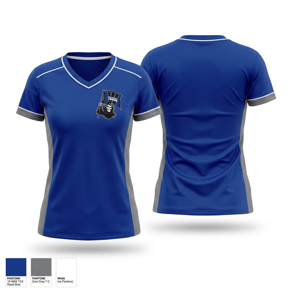 Womens Short Sleeve Vneck Shirt, Wilkinsburg Twerps, , Teamtime, Team time, sublimation, custom sports apparel, team uniforms, spirit wear, spiritwear, sports uniforms, custom shirts, team store, custom team store, fundraiser sports, apparel fundraiser