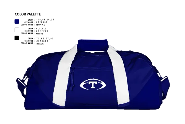 Duffle Bag, Toutle Lake Football, , Teamtime, Team time, sublimation, custom sports apparel, team uniforms, spirit wear, spiritwear, sports uniforms, custom shirts, team store, custom team store, fundraiser sports, apparel fundraiser