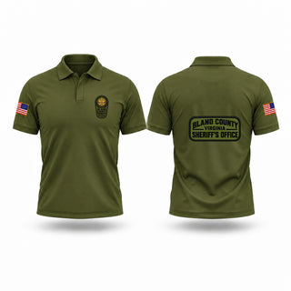 Short Sleeve Performance Polo, Bland County Sheriffs Office, Police, Teamtime, Team time, sublimation, custom sports apparel, team uniforms, spirit wear, spiritwear, sports uniforms, custom shirts, team store, custom team store, fundraiser sports, apparel fundraiser