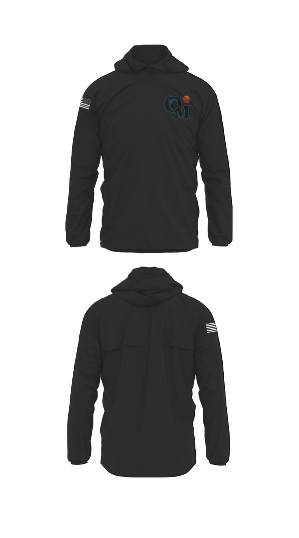 Windbreaker, Organ Mountain Knights Basketball, Men's Basketball, Teamtime, Team time, sublimation, custom sports apparel, team uniforms, spirit wear, spiritwear, sports uniforms, custom shirts, team store, custom team store, fundraiser sports, apparel fundraiser