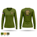 Swat Women's Long Sleeve V-neck Shirt - 1