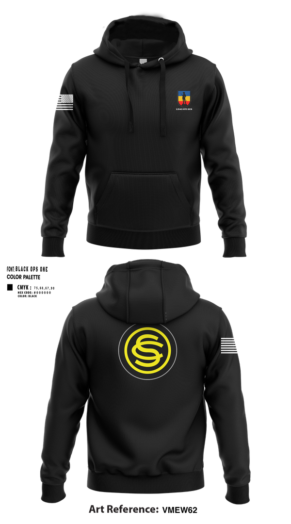 Hoodie, 1/243 RTI OCS, , Teamtime, Team time, sublimation, custom sports apparel, team uniforms, spirit wear, spiritwear, sports uniforms, custom shirts, team store, custom team store, fundraiser sports, apparel fundraiser