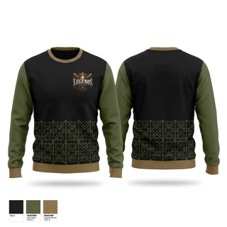 Crew Neck Sweatshirt, Legends, Baseball, Teamtime, Team time, sublimation, custom sports apparel, team uniforms, spirit wear, spiritwear, sports uniforms, custom shirts, team store, custom team store, fundraiser sports, apparel fundraiser