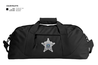 Duffle Bag, Jefferson County Sheriff's Office, Police, Teamtime, Team time, sublimation, custom sports apparel, team uniforms, spirit wear, spiritwear, sports uniforms, custom shirts, team store, custom team store, fundraiser sports, apparel fundraiser