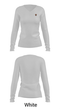 Orange County Public Schools Police  Women's Long Sleeve V-neck Shirt - 11