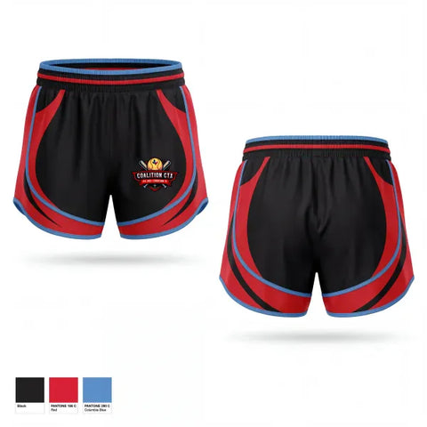 Womens Shorts, Coalition CTX, Softball, Teamtime, Team time, sublimation, custom sports apparel, team uniforms, spirit wear, spiritwear, sports uniforms, custom shirts, team store, custom team store, fundraiser sports, apparel fundraiser