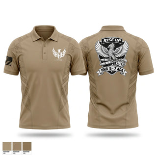 Short Sleeve Performance Polo, HHB 5-7 ADA, Army, Teamtime, Team time, sublimation, custom sports apparel, team uniforms, spirit wear, spiritwear, sports uniforms, custom shirts, team store, custom team store, fundraiser sports, apparel fundraiser