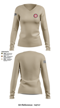 NAMALA 42388562 Women's Long Sleeve V-neck Shirt - 3