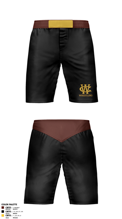 Trinity High School Wrestling Fight Shorts - 2