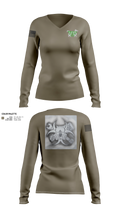 704th A2 Women's Long Sleeve V-neck Shirt - 21