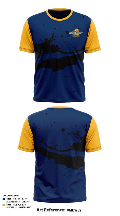 Averett University Track & Field 47434909 Short Sleeve Performance Shirt - 2