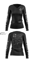 Crime Patrol Unit Women's Long Sleeve V-neck Shirt - 21