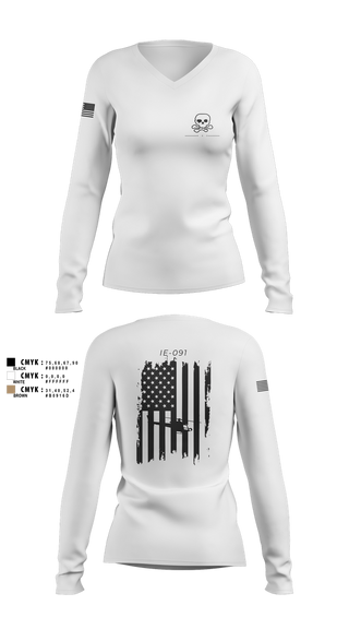 Womens Long Sleeve Vneck Shirt, TRF 911, , Teamtime, Team time, sublimation, custom sports apparel, team uniforms, spirit wear, spiritwear, sports uniforms, custom shirts, team store, custom team store, fundraiser sports, apparel fundraiser