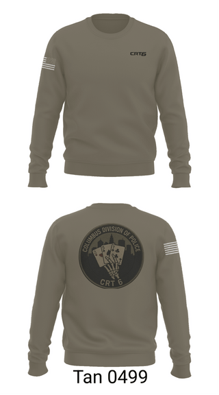 Crew Neck Sweatshirt, CRT 6, Police, Teamtime, Team time, sublimation, custom sports apparel, team uniforms, spirit wear, spiritwear, sports uniforms, custom shirts, team store, custom team store, fundraiser sports, apparel fundraiser