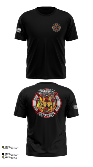 Short Sleeve Performance Shirt, Station 30, Fire Department, Teamtime, Team time, sublimation, custom sports apparel, team uniforms, spirit wear, spiritwear, sports uniforms, custom shirts, team store, custom team store, fundraiser sports, apparel fundraiser