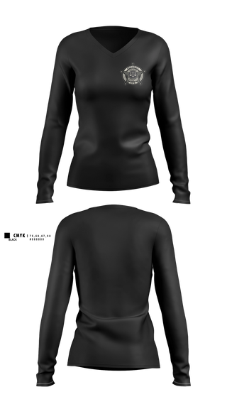 Womens Long Sleeve Vneck Shirt, Event 1 Operations, , Teamtime, Team time, sublimation, custom sports apparel, team uniforms, spirit wear, spiritwear, sports uniforms, custom shirts, team store, custom team store, fundraiser sports, apparel fundraiser