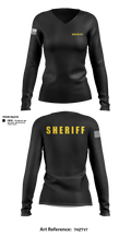 JEFFERSON COUNTY SHERIFFS OFFICE  Women's Long Sleeve V-neck Shirt - 1