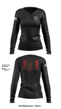 11th MDB 55344437 Women's Long Sleeve V-neck Shirt - 1
