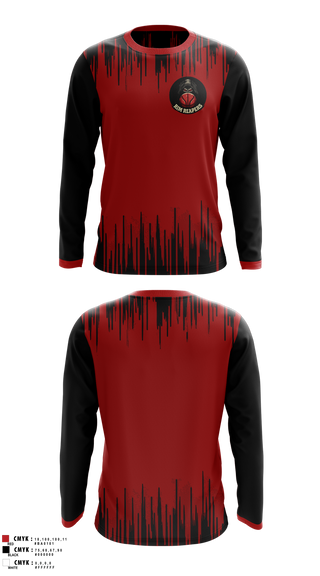 Long Sleeve Performance Shirt, Rim Reapers, Men's Basketball, Teamtime, Team time, sublimation, custom sports apparel, team uniforms, spirit wear, spiritwear, sports uniforms, custom shirts, team store, custom team store, fundraiser sports, apparel fundraiser