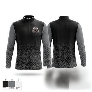 Quarter Zip Jacket, Mid South Mafia, Baseball, Teamtime, Team time, sublimation, custom sports apparel, team uniforms, spirit wear, spiritwear, sports uniforms, custom shirts, team store, custom team store, fundraiser sports, apparel fundraiser