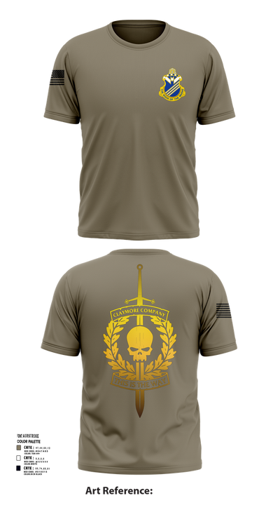 Claymore Company 46685544 Short Sleeve Performance Shirt - 106
