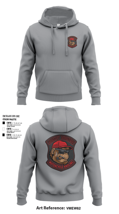 Monkey Business Motorcycke Hauling 24871532 Hoodie - 7