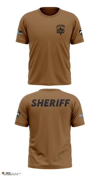Short Sleeve Performance Shirt, Cassia County Sheriff’s Office, Police, Teamtime, Team time, sublimation, custom sports apparel, team uniforms, spirit wear, spiritwear, sports uniforms, custom shirts, team store, custom team store, fundraiser sports, apparel fundraiser