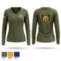 SU14 Women's Long Sleeve V-neck Shirt - 1