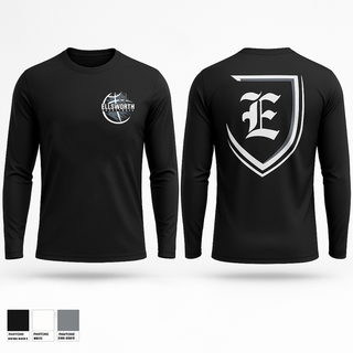 Long Sleeve Performance Shirt, Ellsworth, Men's Basketball, Teamtime, Team time, sublimation, custom sports apparel, team uniforms, spirit wear, spiritwear, sports uniforms, custom shirts, team store, custom team store, fundraiser sports, apparel fundraiser