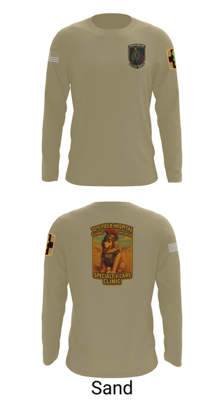 Long Sleeve Performance Shirt, SCC 10th Field Hospital, , Teamtime, Team time, sublimation, custom sports apparel, team uniforms, spirit wear, spiritwear, sports uniforms, custom shirts, team store, custom team store, fundraiser sports, apparel fundraiser