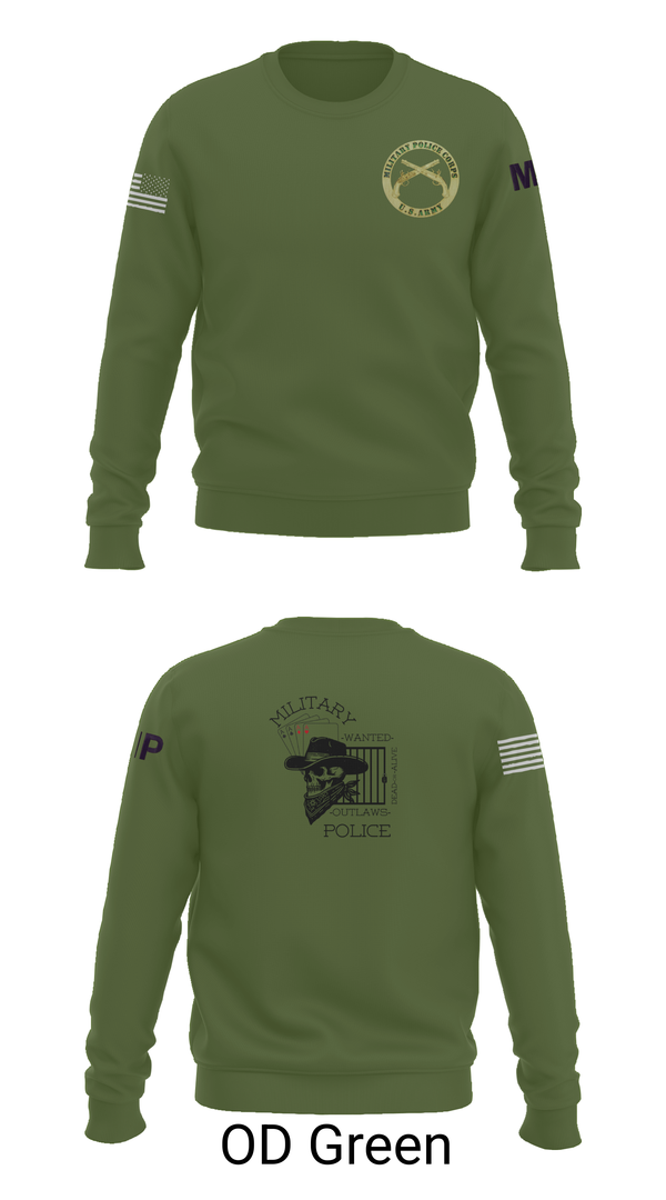 Crew Neck Sweatshirt, 3RD PLATOON OUTLAWS, Army, Teamtime, Team time, sublimation, custom sports apparel, team uniforms, spirit wear, spiritwear, sports uniforms, custom shirts, team store, custom team store, fundraiser sports, apparel fundraiser