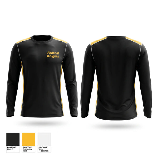 Long Sleeve Performance Shirt, Foothill Knights, Wrestling, Teamtime, Team time, sublimation, custom sports apparel, team uniforms, spirit wear, spiritwear, sports uniforms, custom shirts, team store, custom team store, fundraiser sports, apparel fundraiser