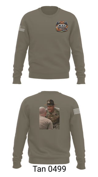 Crew Neck Sweatshirt, B.H.B.A.N., Army, Teamtime, Team time, sublimation, custom sports apparel, team uniforms, spirit wear, spiritwear, sports uniforms, custom shirts, team store, custom team store, fundraiser sports, apparel fundraiser
