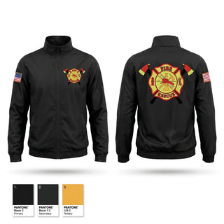 Windbreaker, Dixie Volunteer Fire Department, Fire Department, Teamtime, Team time, sublimation, custom sports apparel, team uniforms, spirit wear, spiritwear, sports uniforms, custom shirts, team store, custom team store, fundraiser sports, apparel fundraiser