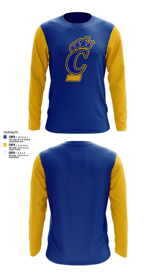 Long Sleeve Performance Shirt, Campbellsport Cougars, Women's Basketball, Teamtime, Team time, sublimation, custom sports apparel, team uniforms, spirit wear, spiritwear, sports uniforms, custom shirts, team store, custom team store, fundraiser sports, apparel fundraiser