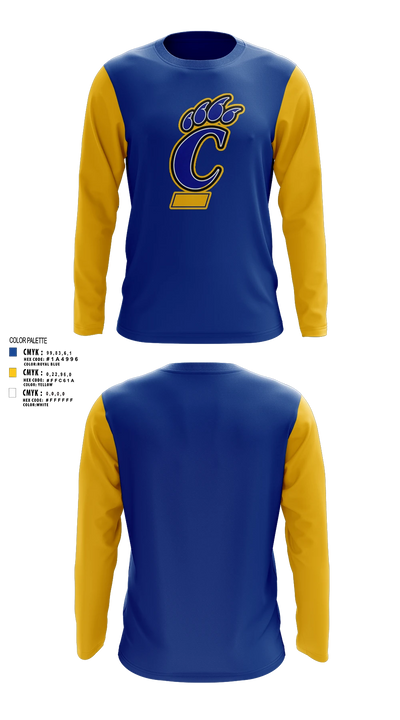 Campbellsport Cougars Long Sleeve Performance Shirt - 3
