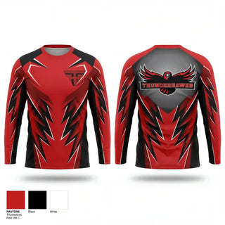 Long Sleeve Performance Shirt, Thunderhawks, Softball, Teamtime, Team time, sublimation, custom sports apparel, team uniforms, spirit wear, spiritwear, sports uniforms, custom shirts, team store, custom team store, fundraiser sports, apparel fundraiser