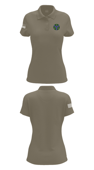 Womens Short Sleeve Performance Polo, 278th Armored Cavalry Regiment, National Guard, Teamtime, Team time, sublimation, custom sports apparel, team uniforms, spirit wear, spiritwear, sports uniforms, custom shirts, team store, custom team store, fundraiser sports, apparel fundraiser