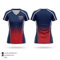 Houston 108 Baseball Women's Short Sleeve V-neck Shirt - 1