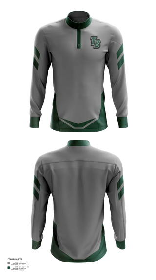 Quarter Zip Jacket, Twelve Bridges Rhinos, Men's Volleyball, Teamtime, Team time, sublimation, custom sports apparel, team uniforms, spirit wear, spiritwear, sports uniforms, custom shirts, team store, custom team store, fundraiser sports, apparel fundraiser