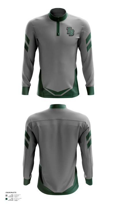 Twelve Bridges Rhinos 96167977 Quarter Zip Jacket - 51