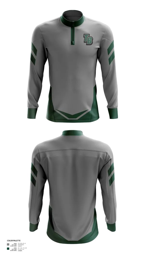 Quarter Zip Jacket, Twelve Bridges Rhinos, Men's Volleyball, Teamtime, Team time, sublimation, custom sports apparel, team uniforms, spirit wear, spiritwear, sports uniforms, custom shirts, team store, custom team store, fundraiser sports, apparel fundraiser